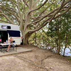 Neuer Campingplatz am Abend in Brunswick