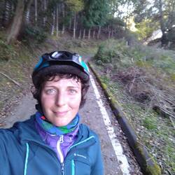 Après du dénivelé dans la forêt. Ça réchauffe