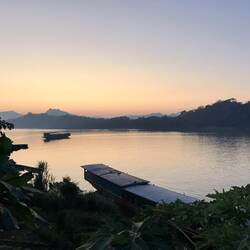 Sonnenuntergang in Luang Prabang