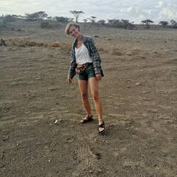 Ik mocht zijn autobanden sandaal uitproberen