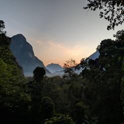 Der Ausblick auf dem Weg nach unten