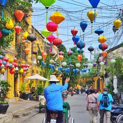 Die schönen Gassen in Hoi An