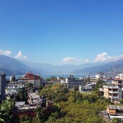 Ausblick von der Dachterrasse