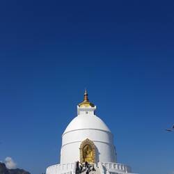 Angekommen an der Stupa