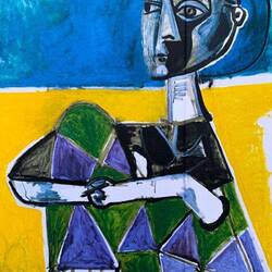 Picasso Museum ... scanned from brochure ... no photos allowed — Málaga, Spain.