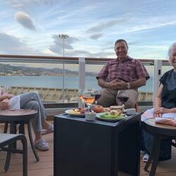 Veranda happy hour in Málaga, Spain.