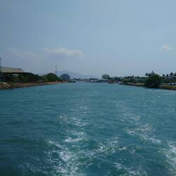 Leaving Townsville Ferry Terminal