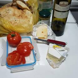 Unser Nachtzug-Picknick alla italiana