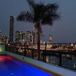 Panorama vom Hosteldach