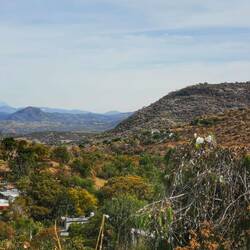 Mounttain views with Citlaltepetl in the far distance