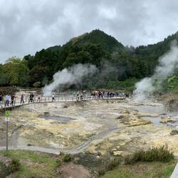 Geothermal field at Lago de Furnas — São Miguel, Azores.