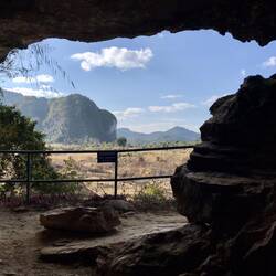 Eine Öffnung für den Beschuss von Flugzeugen