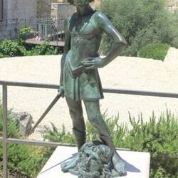 Statue of David after he slayed Goliath