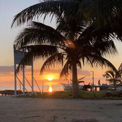 Sonnenaufgang Caye Caulker