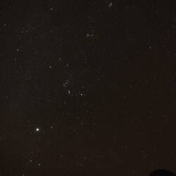 In der Mitte das Sternbild des Orion