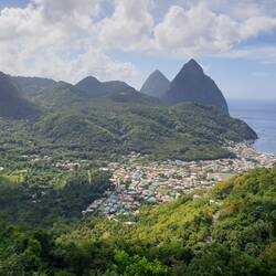 Da sind sie wieder: die Pitons...