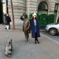 The famous Columbo statue. No proven link to Hungary but worthy of a statue nonetheless.