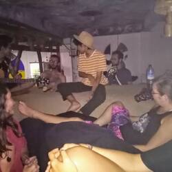 Und abends wieder gemeinsam musizieren 🥰