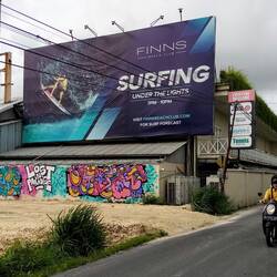 Der Moment, wo dich zurück in Bali ein neues Graffiti deines vorherigen Hostelmates begrüßt 🤩😊
