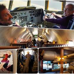 Scenes one would not ordinarily expect to find in a restaurant — Airplane Restaurant, COS, CO.