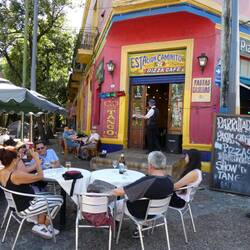 El Caminito ist eine lebhafte und spannende Strasse im Quartier La Boca