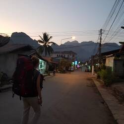 Ankunft in Vang Vieng..