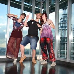 Mit René & Sandy auf den Petronas Twin Towers 🤪