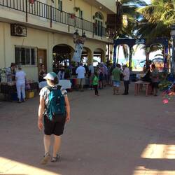 We were there when the market opened at 8:30.