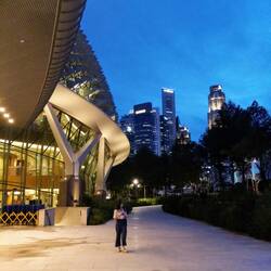 Abends am Marina Bay