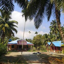 Hindutempel auf Neil mitten im Grünen