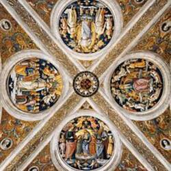 Volta del Peugino con scene legate alla trinità