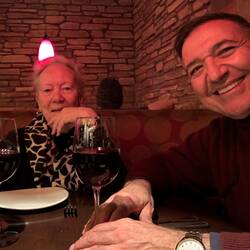 A glass of merlot for the wine-drinkers ... PF Chang's — Colorado Springs, CO.