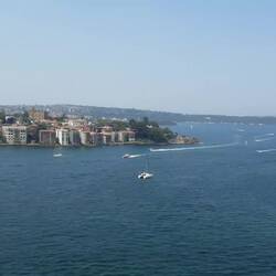 Aussicht von der Harbour Bridge