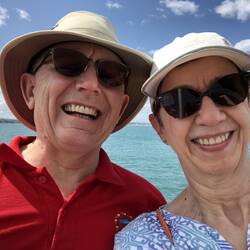 Today's selfie comes to you from the Auckland Harbour