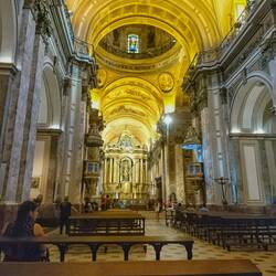 Kirche, in der der Papst Priester war