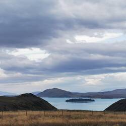 Lake Tekapo, heute mal mit Wolken