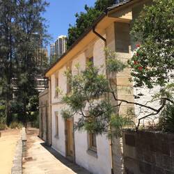 One of the old houses near the bridge