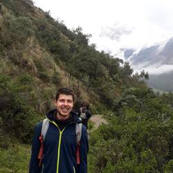 Die ersten Meter auf dem Salkantay