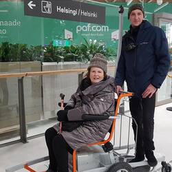 Electric wheelchair - love!