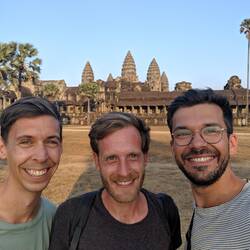 Selfie vor Angkor