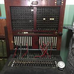 The latest telephone exchange at the museum