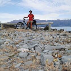 Ich und mein Bike am Lake Ohau