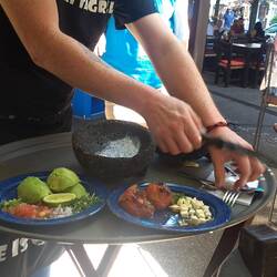 Ingredients for guacamole