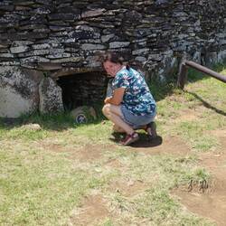 Die Menschen sind in die Häuser gekrochen...