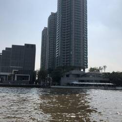 Our hotel from the Chao Phraya River