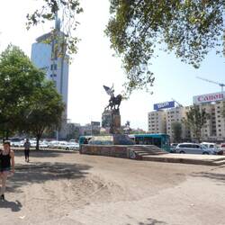 Das Epizentrum der Proteste, Baquedano. Die Ruhe vor dem Sturm?