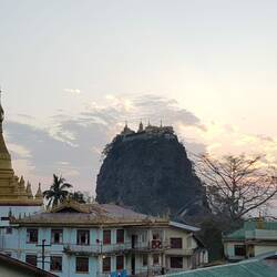 Der Berg von Weitem. Wow..