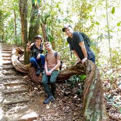 Mit Caelan und Dan auf einem "Creeper"