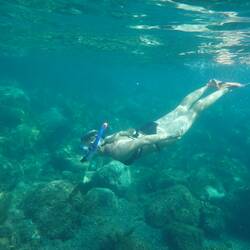 Schnorcheln durfte auf dieser Tour natürlich nicht fehlen.