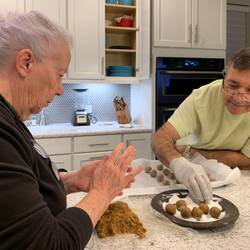 Time to make the molasses cookie balls — Colorado Springs, CO.